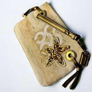 GUC Large Coach Jeweled Starfish Wristlet